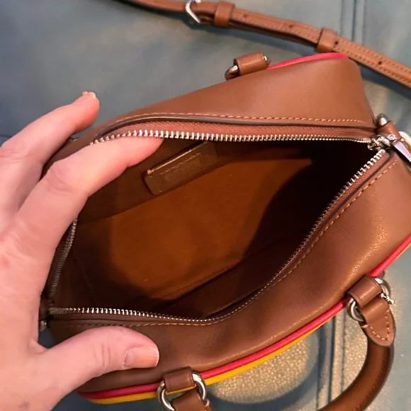 Coach Leather, small colorblock crossbody - Picture 6 of 6